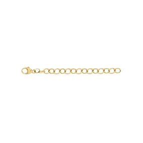 14k Gold 2" Heavy Chain Necklace Extender