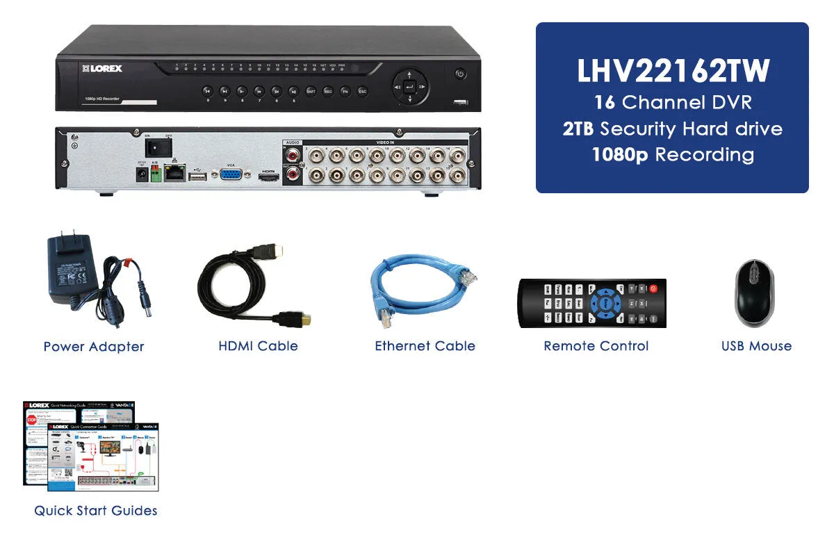 16 Channel HD 1080p Security Digital Video Recorder