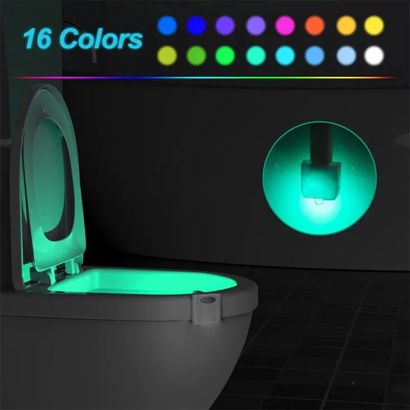 16/8 Color LED light for Toilet