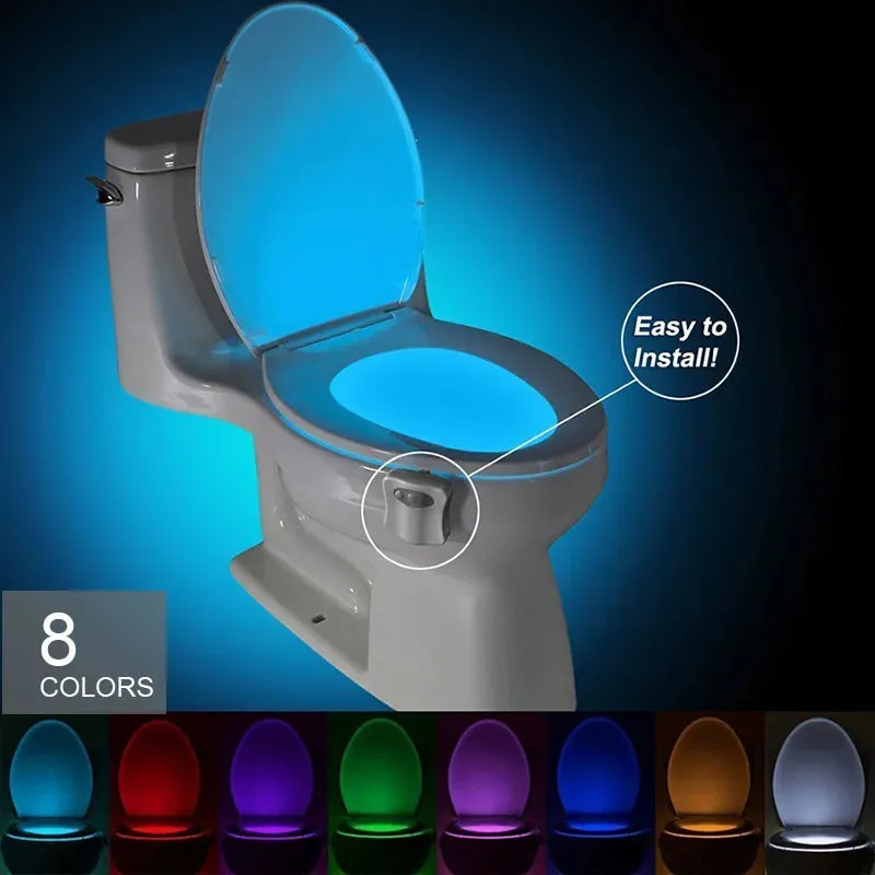 16/8 Color LED light for Toilet