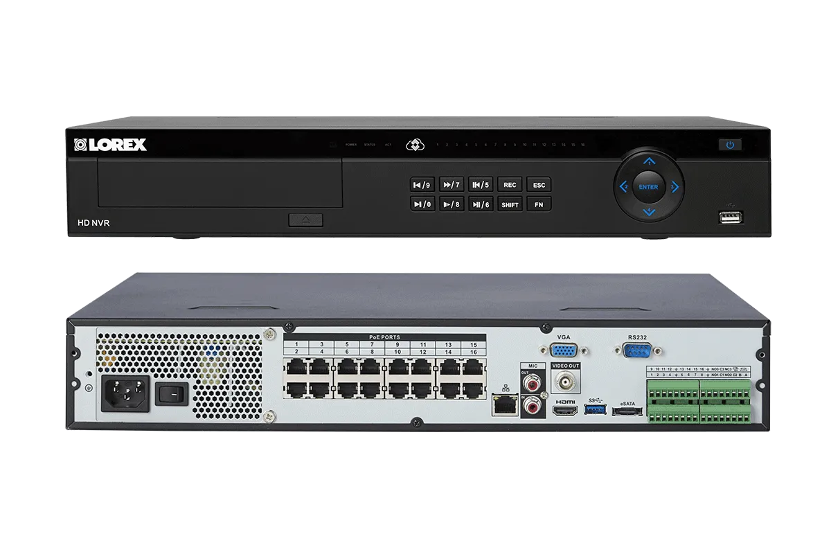 2K Security System with 32 Channel NVR, 6TB Hard Drive and 24 IP Outdoor Cameras