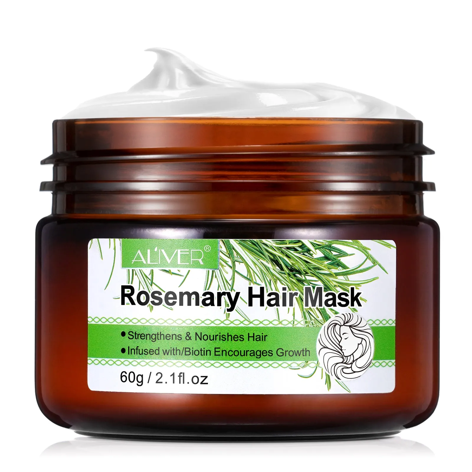 Aliver Organics Rosemary Strengthening Hair Masque