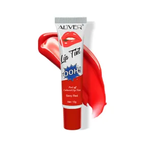 Aliver Peel Off Lipstick (Sexy Red)