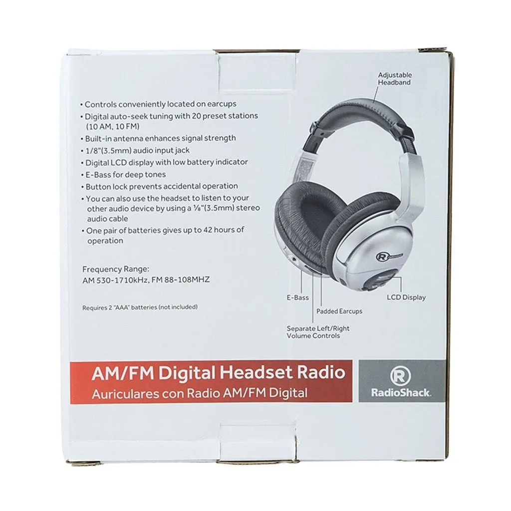 AM/FM Stereo Headset Radio