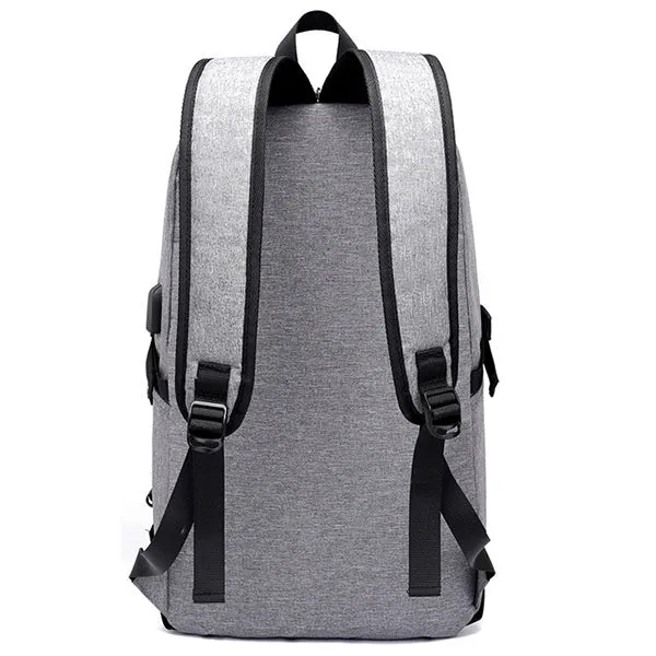 Anti-theft Travel Business Backpack with Lock and USB Charging Port