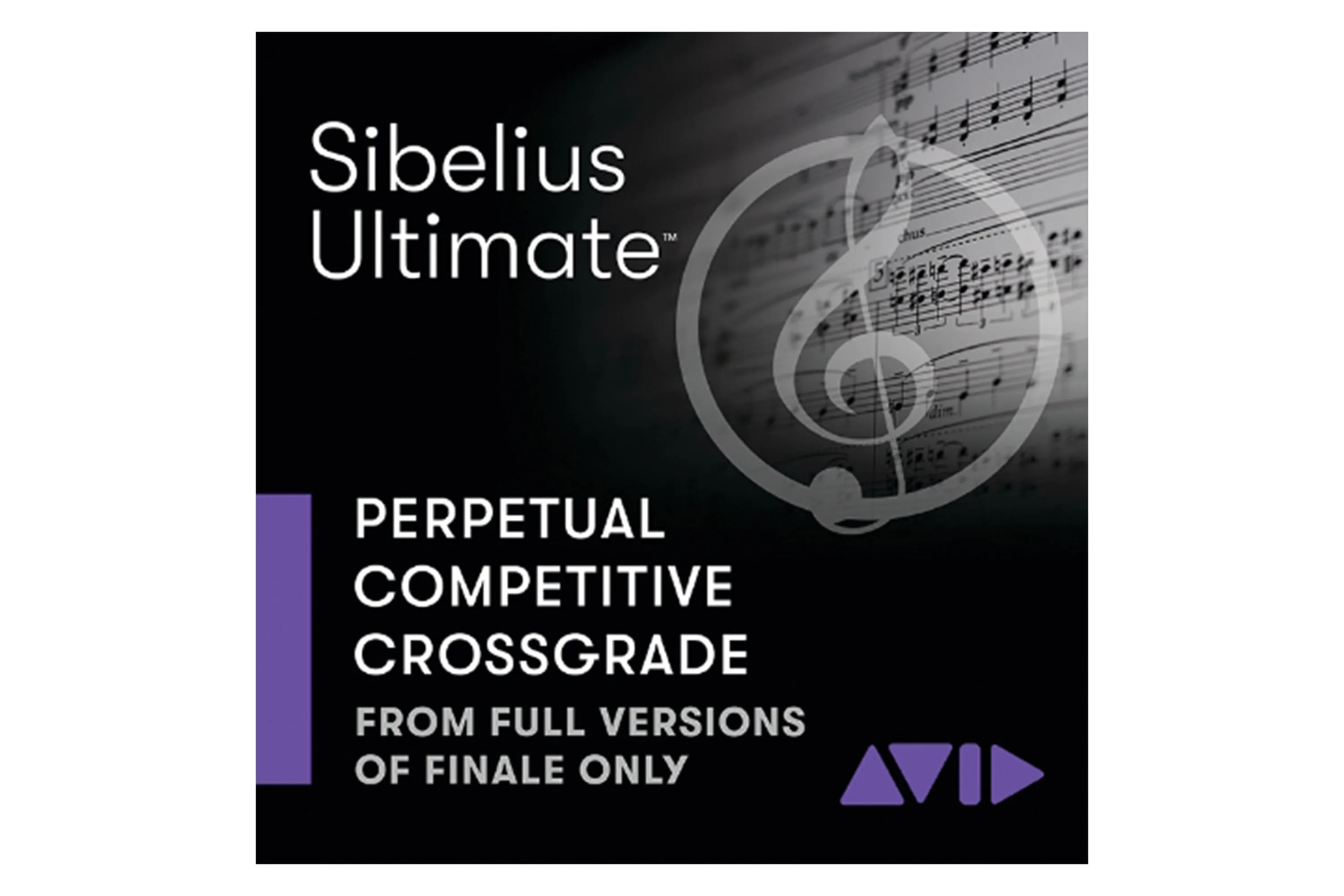 Avid Sibelius Ultimate Perpetual Competitive Crossgrade from Finale w/ 1 Year of Upgrades