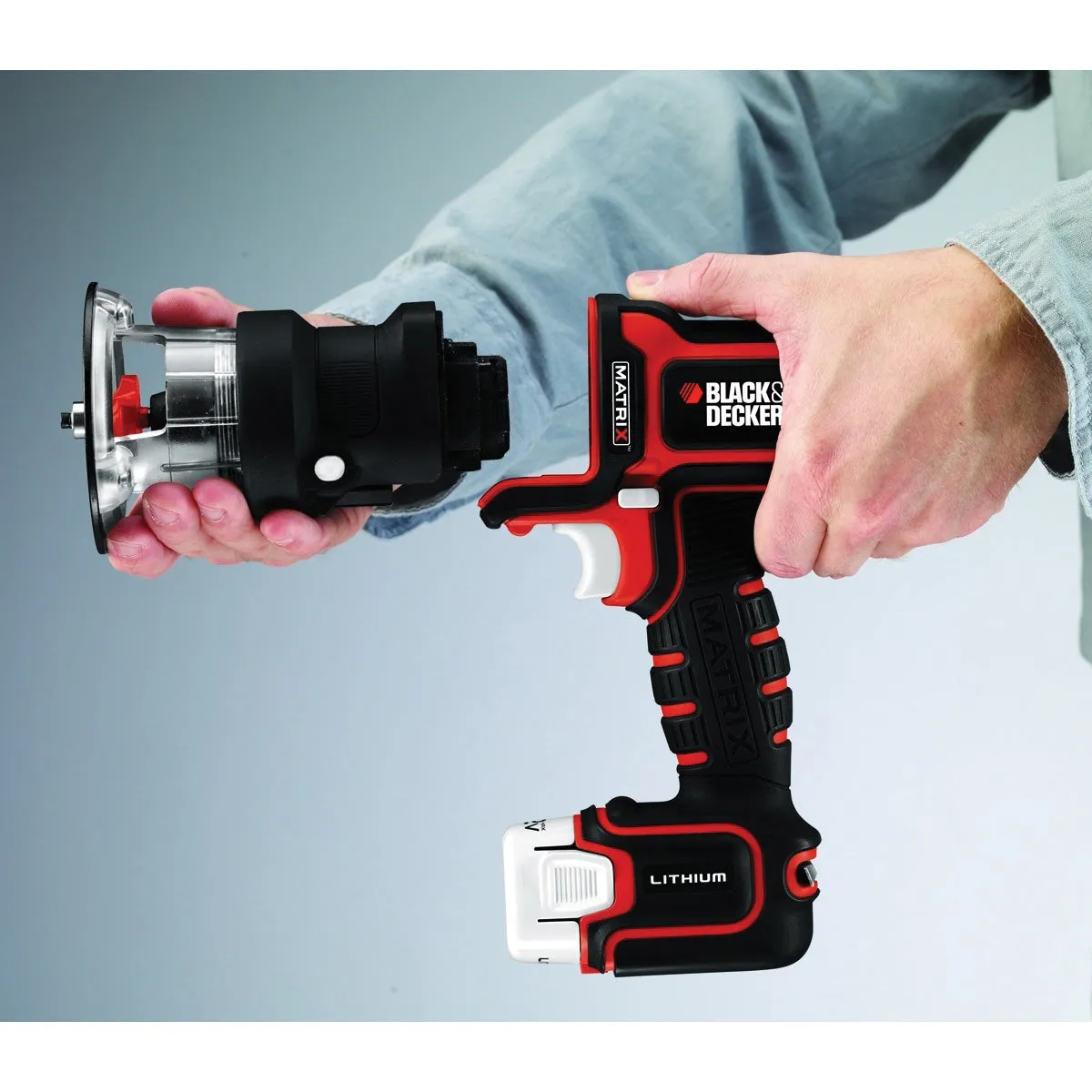 Black Decker BDCMTR Router Attachment, Metal, Black