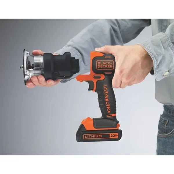Black Decker BDCMTR Router Attachment, Metal, Black