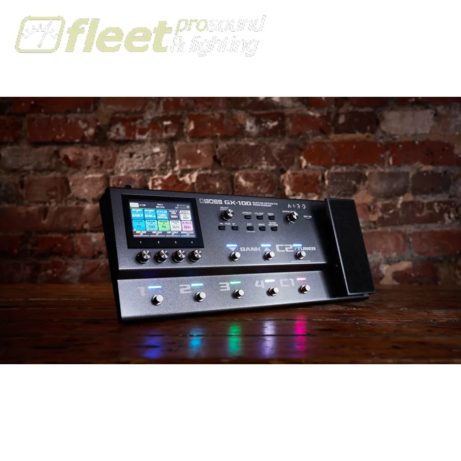 BOSS GX-100 Guitar Effects Processor, Touch Screen