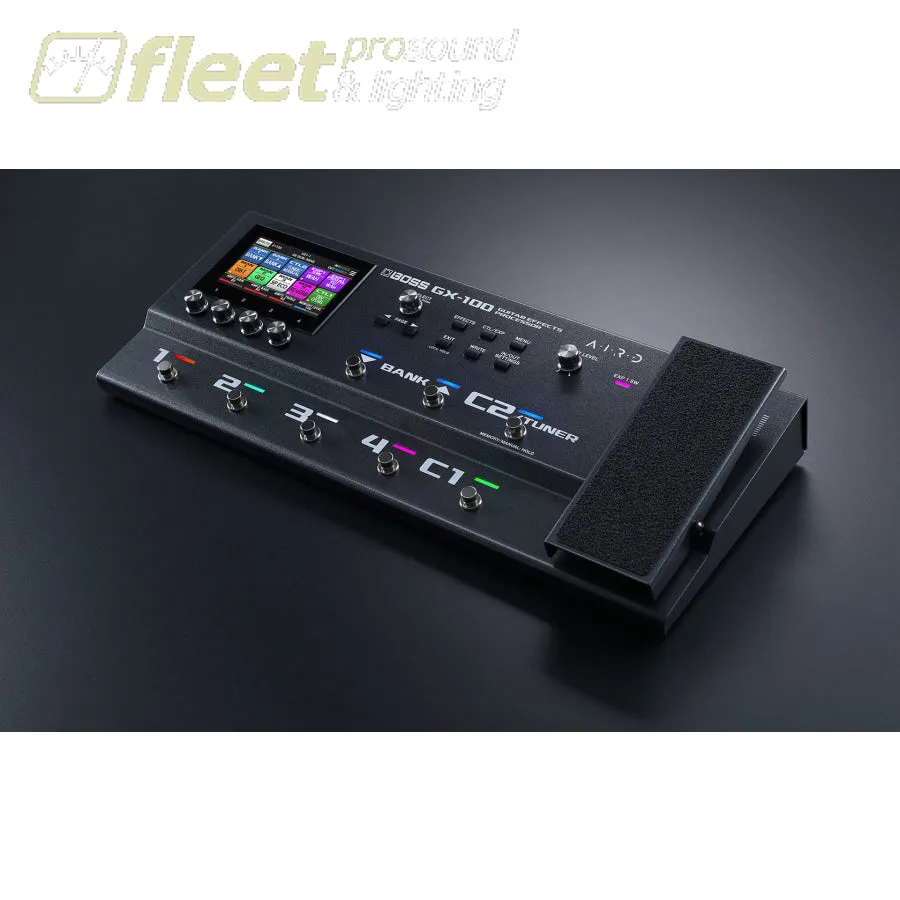 BOSS GX-100 Guitar Effects Processor, Touch Screen