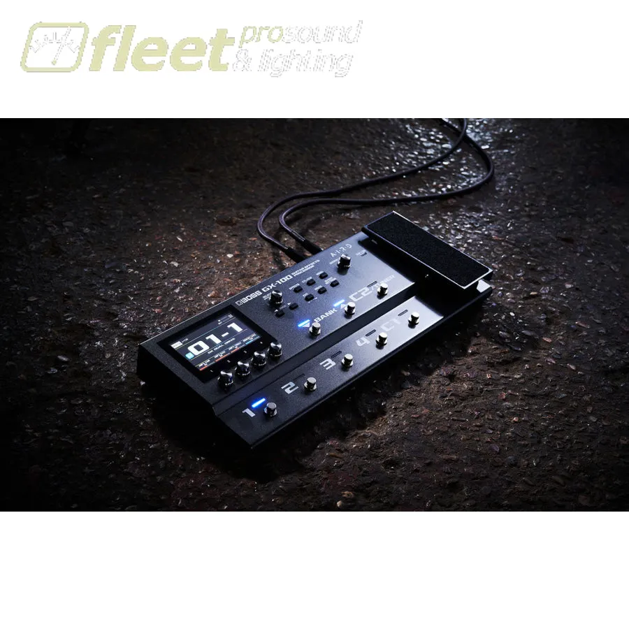 BOSS GX-100 Guitar Effects Processor, Touch Screen