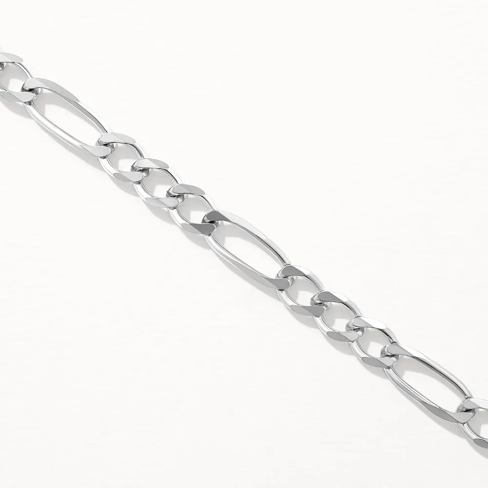 Boyfriend Figaro Chain Necklace in Silver