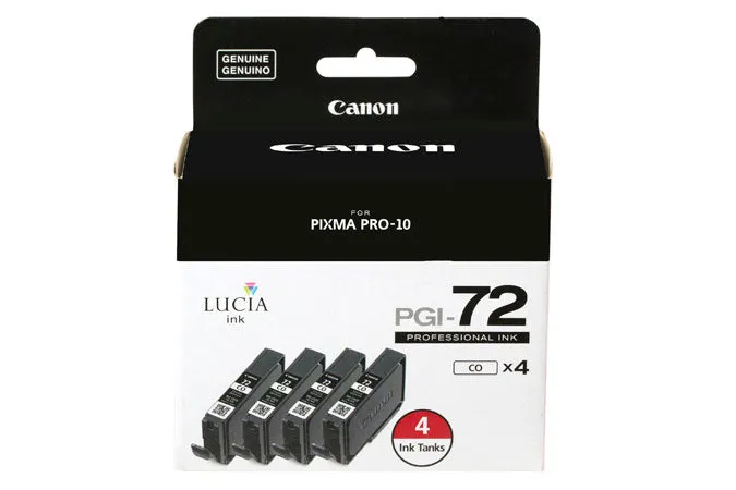 Canon Lucia PGI-72 Chroma Optimizer Ink Tank (4-Pack)