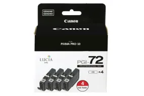 Canon Lucia PGI-72 Chroma Optimizer Ink Tank (4-Pack)