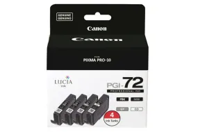 Canon Lucia PGI-72 Ink Tank Value Pack with Chroma Optimizer