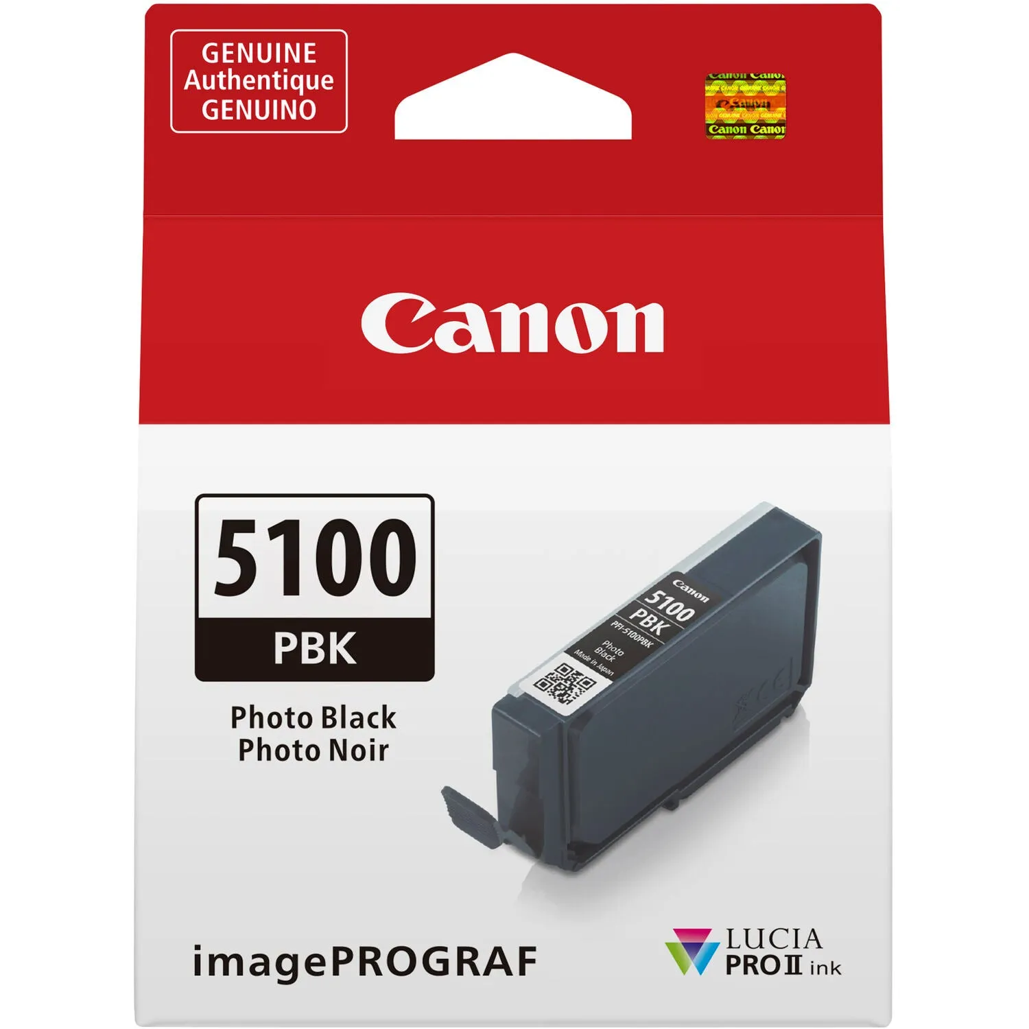 Canon PFI-5100 LUCIA PRO II Photo Black Ink Tank (14.4mL)