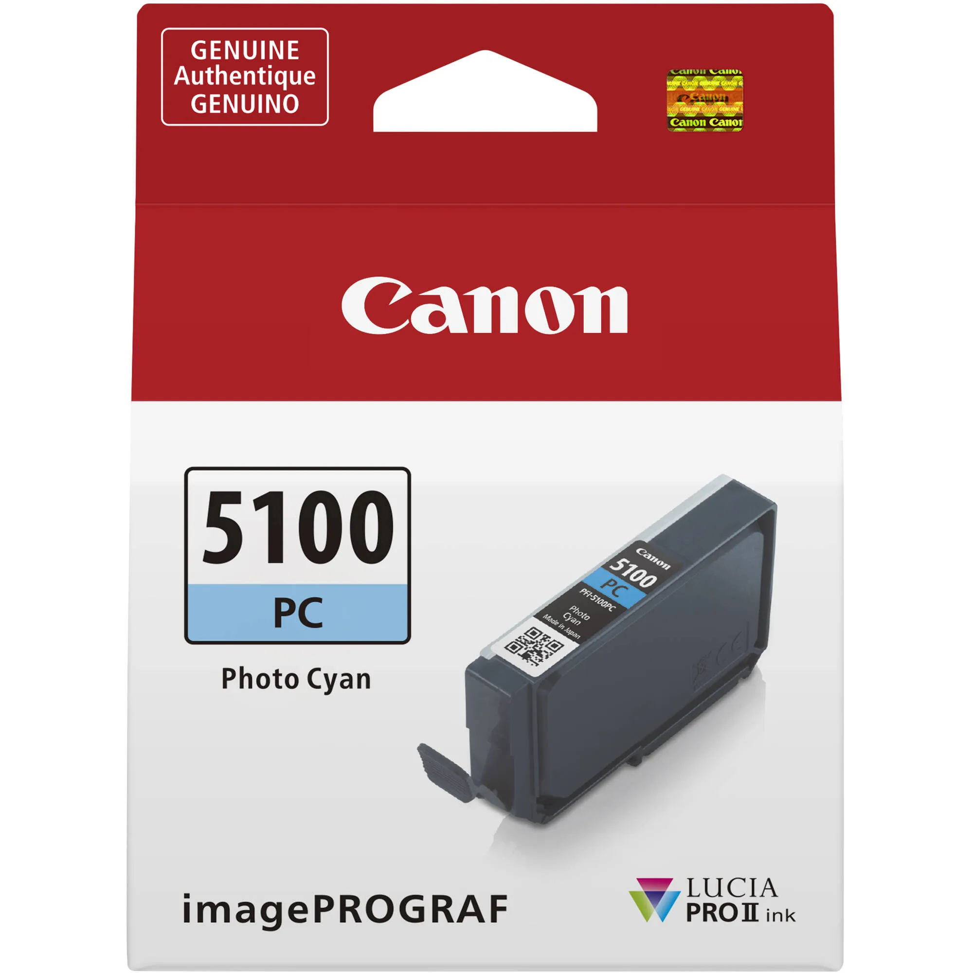 Canon PFI-5100 LUCIA PRO II Photo Cyan Ink Tank (14.4mL)