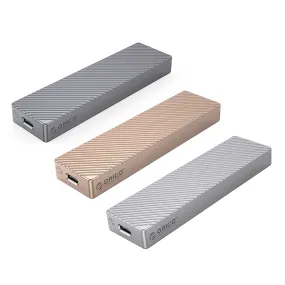 [CLEARANCE] ORICO FV15C3-G2 NVMe/SATA to USB 3.2 Gen2 Dual Protocol M.2 SSD Enclosure with Built-in Aluminum Alloy Heatsink, 2-in-1 USB-C to C/A Data Cable, 10Gbps Fast Data Transmission Rate, 4TB Supported Capacity for Windows, macOS, Linux