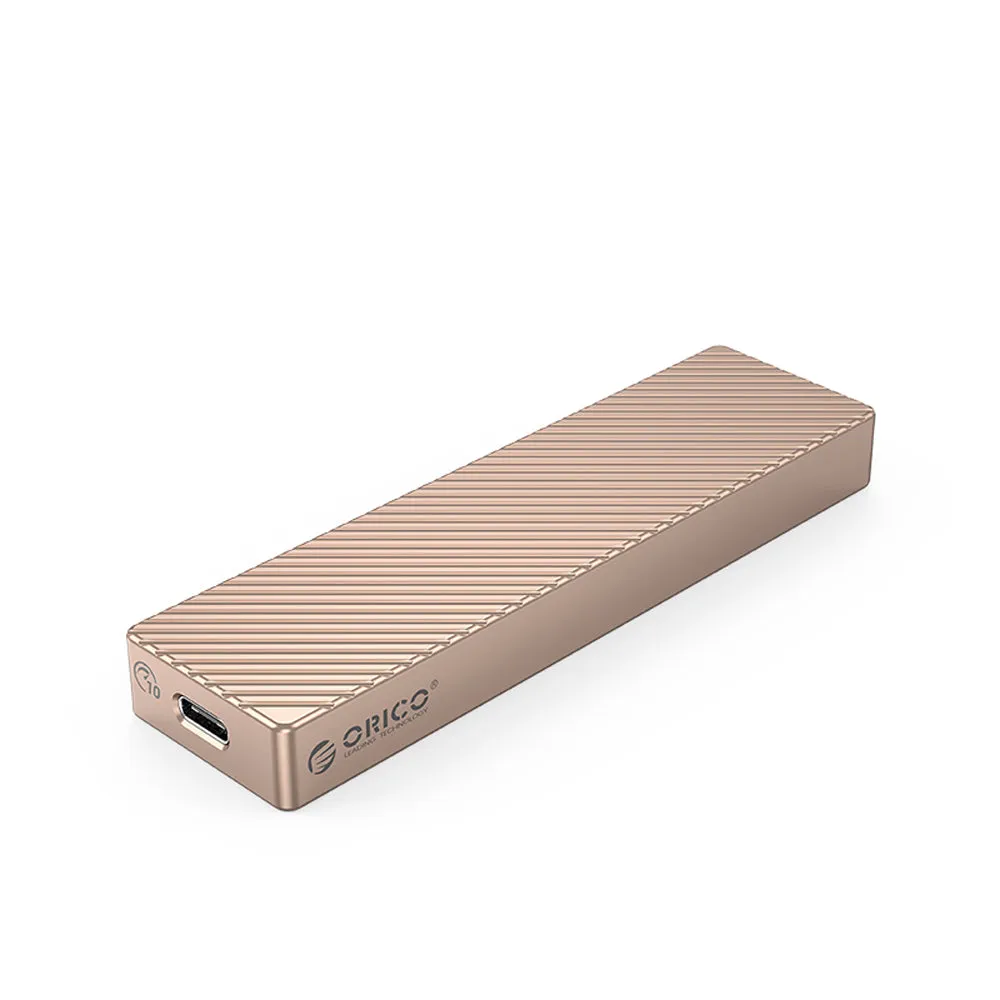 [CLEARANCE] ORICO FV15C3-G2 NVMe/SATA to USB 3.2 Gen2 Dual Protocol M.2 SSD Enclosure with Built-in Aluminum Alloy Heatsink, 2-in-1 USB-C to C/A Data Cable, 10Gbps Fast Data Transmission Rate, 4TB Supported Capacity for Windows, macOS, Linux