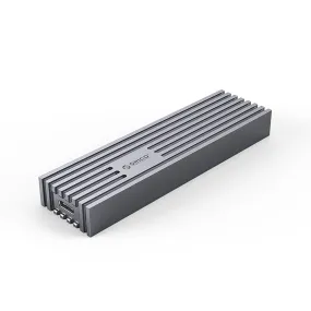 [CLEARANCE] ORICO FV35C3-G2 NVMe/NGFF to USB 3.2 Gen2 Dual Protocol M.2 SATA SSD Enclosure with Built-in Aluminum Alloy Heatsink, 2-in-1 USB-C to C/A Cable, 10Gbps Fast Data Transmission Rate, 4TB Supported Capacity for Windows, macOS, Linux
