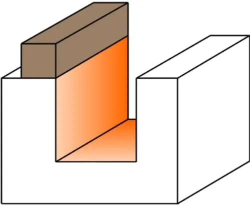 CMT 811.159.11B Pattern Bit, 1/4-Inch Shank, 5/8-Inch Diameter, Carbide-Tipped,Orange
