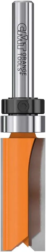 CMT 812.127.11B Pattern Bit with Bearing, 1/4-Inch Shank, 1/2-Inch Diameter, Carbide-Tipped