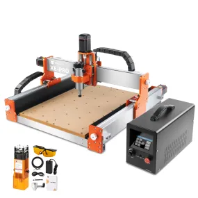 CNC Router Machine XE-PRO with 40W Laser Bundle Kit