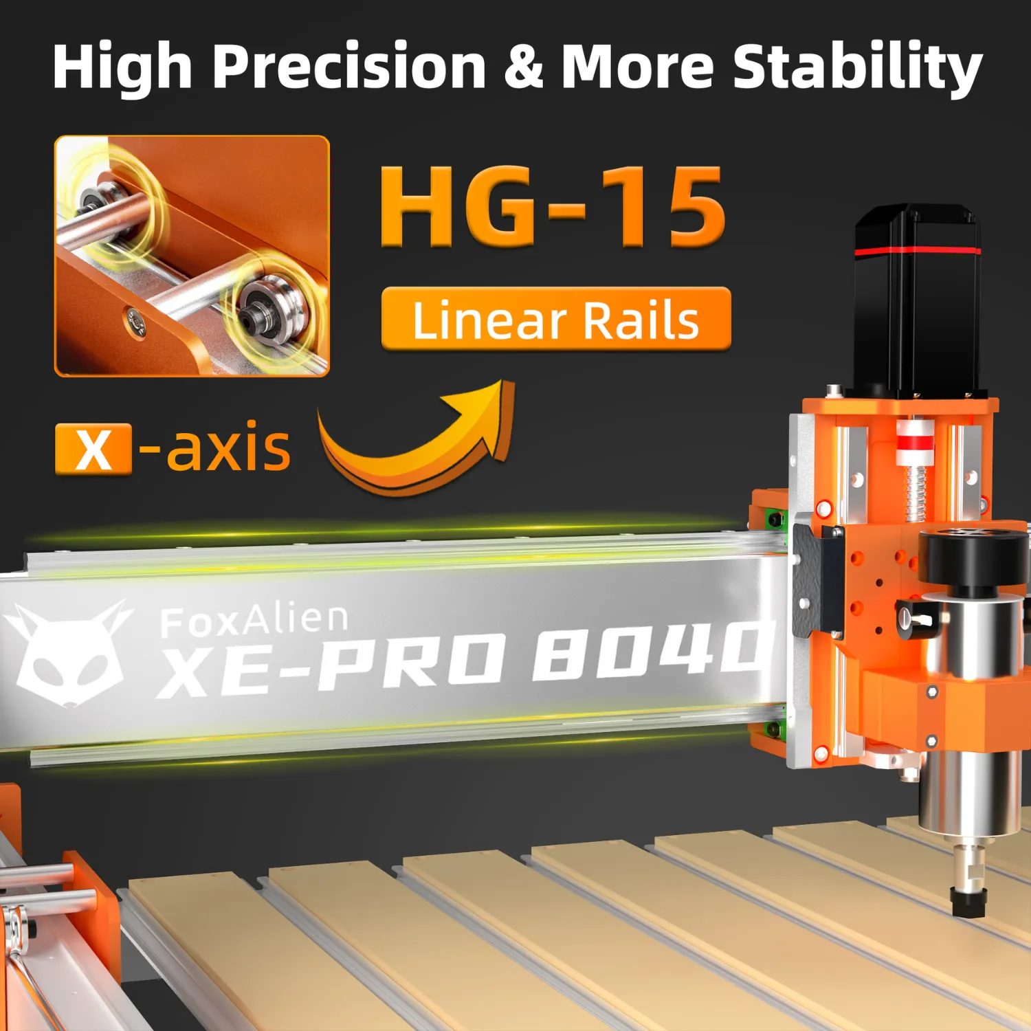 CNC Router Machine XE-PRO with 8040 Extension Bundle Kit