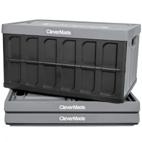 Collapsible Storage Bin with Lid