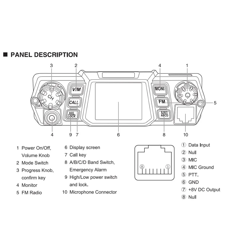 CRONY 75W CN-980plus walkie-talkie by car intercom Wireless Transceiver Voice Activated Walkie Talkie 25-50KM Range car radio