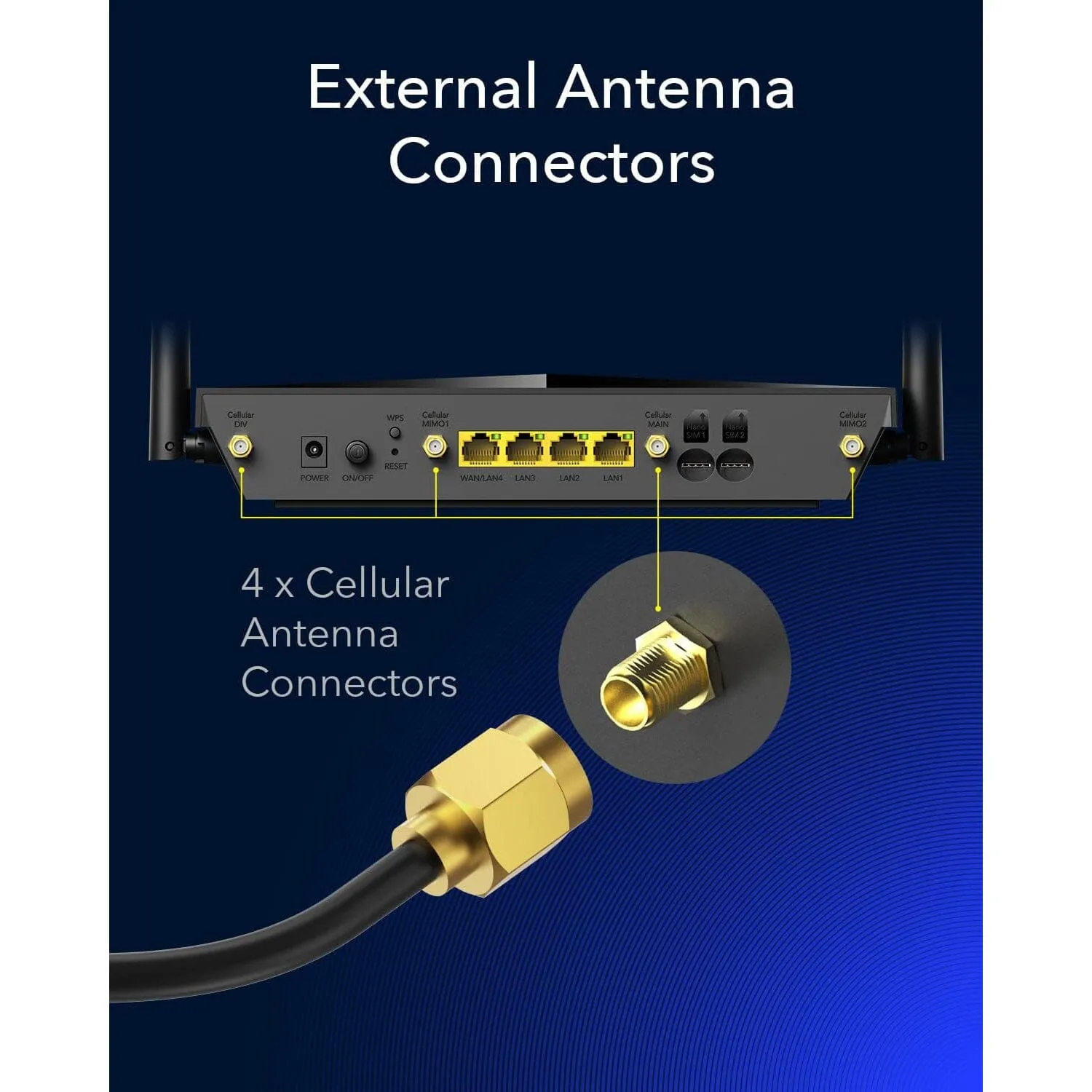 Cudy 4G LTE Cat 12 WiFi Router  (Refurbished)
