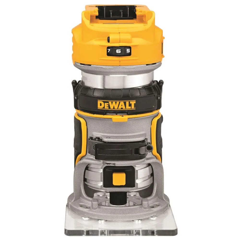 DEWALT 1/4-In DCW600B Variable Speed Brushless Fixed Cordless Router (Bare Tool)
