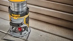 DEWALT 1/4-In DCW600B Variable Speed Brushless Fixed Cordless Router (Bare Tool)