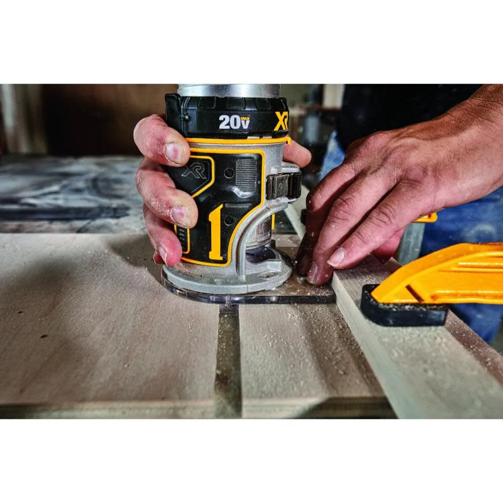 DEWALT 1/4-In DCW600B Variable Speed Brushless Fixed Cordless Router (Bare Tool)