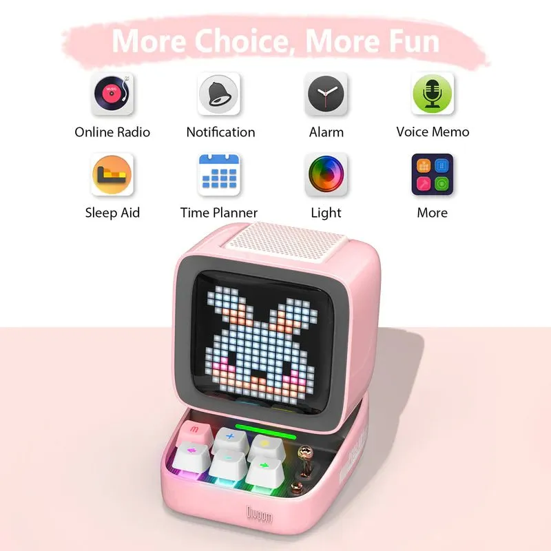 Divoom Ditoo-Pro Retro Pixel Art Bluetooth Speaker