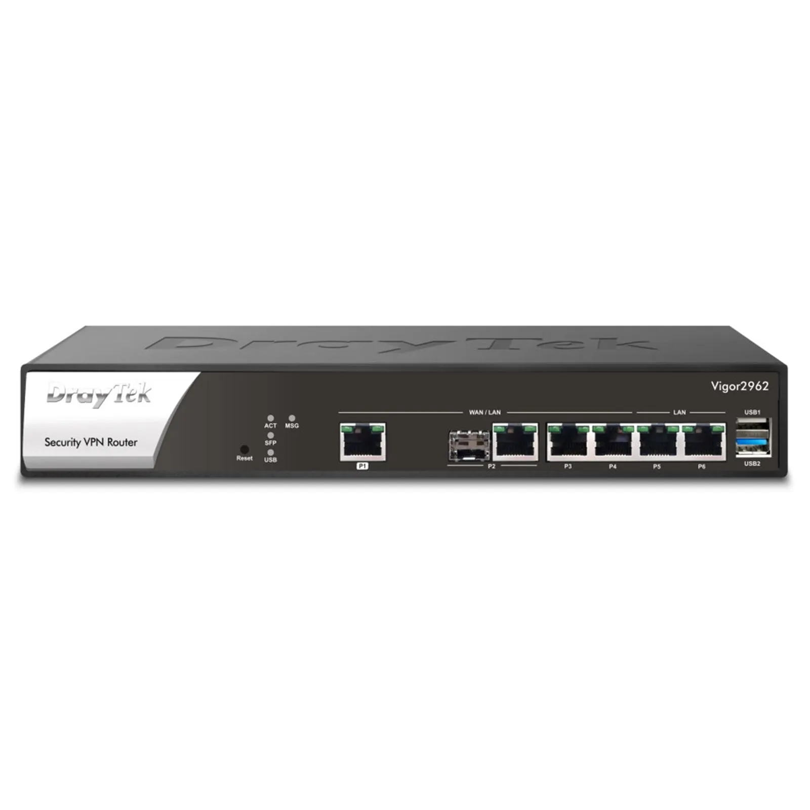 DrayTek V2962-K Vigor 2962 Wired 2.5GbE Dual-WAN Firewall Router and VPN Concentrator