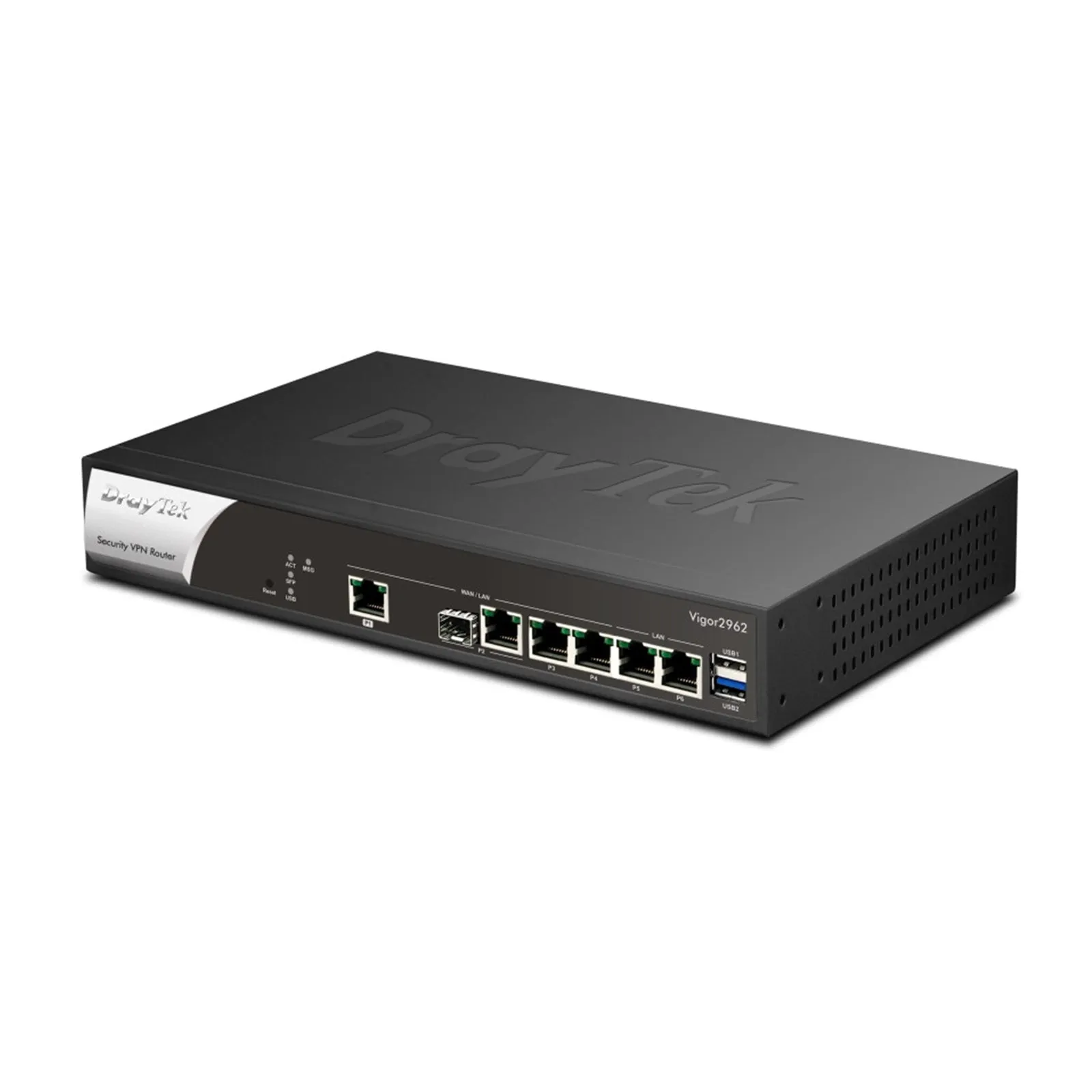 DrayTek V2962-K Vigor 2962 Wired 2.5GbE Dual-WAN Firewall Router and VPN Concentrator