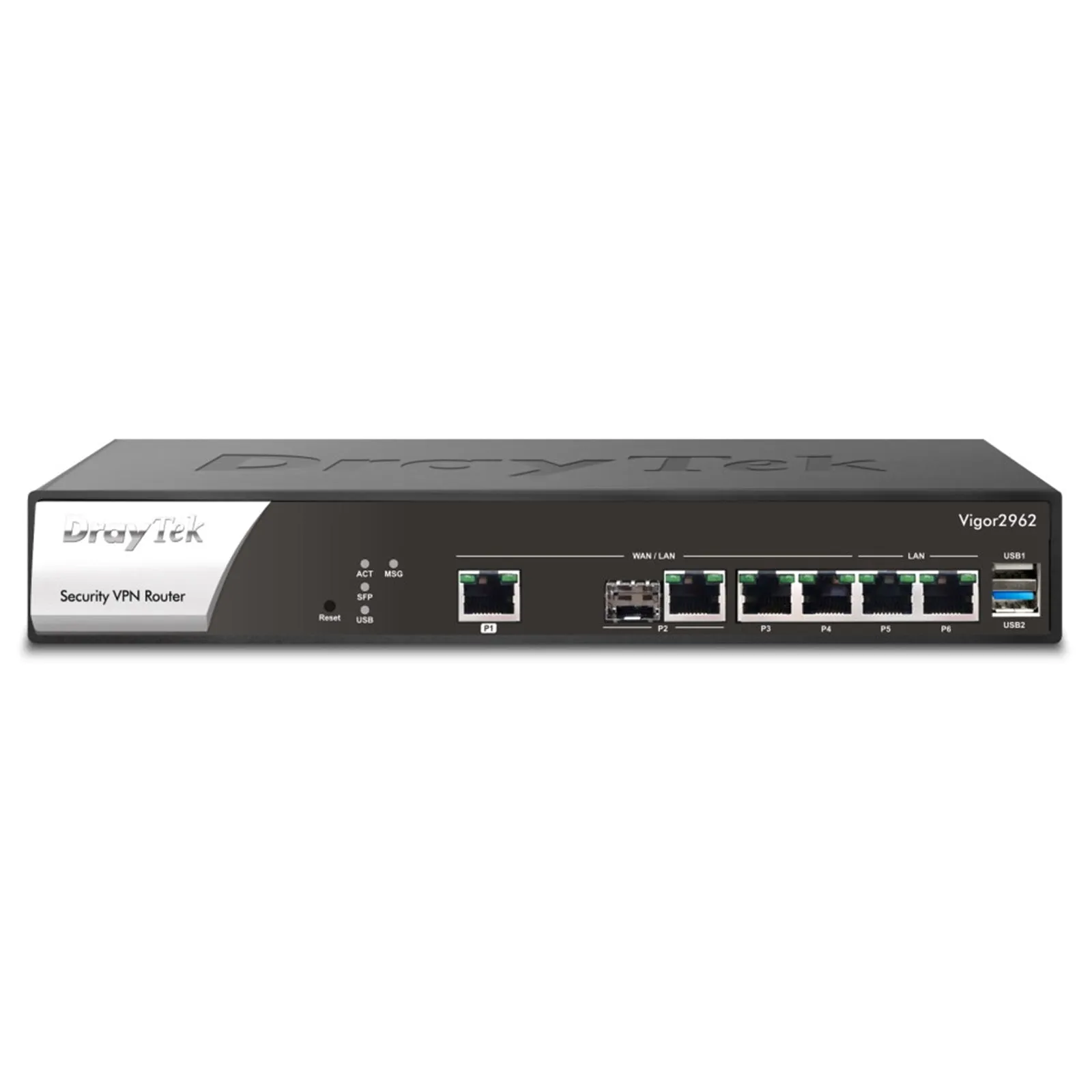 DrayTek V2962-K Vigor 2962 Wired 2.5GbE Dual-WAN Firewall Router and VPN Concentrator
