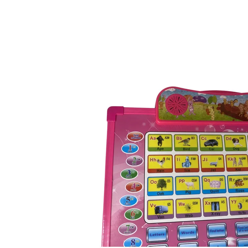 Educational Early Learning Sketchpad With Letter Voice Audio- QA-5PINK