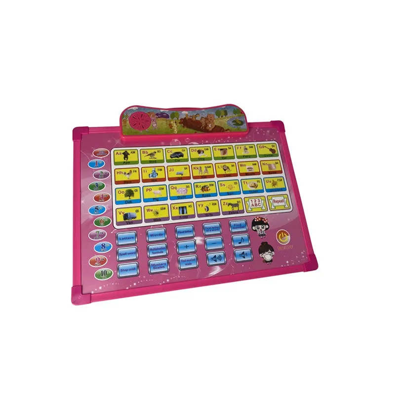 Educational Early Learning Sketchpad With Letter Voice Audio- QA-5PINK
