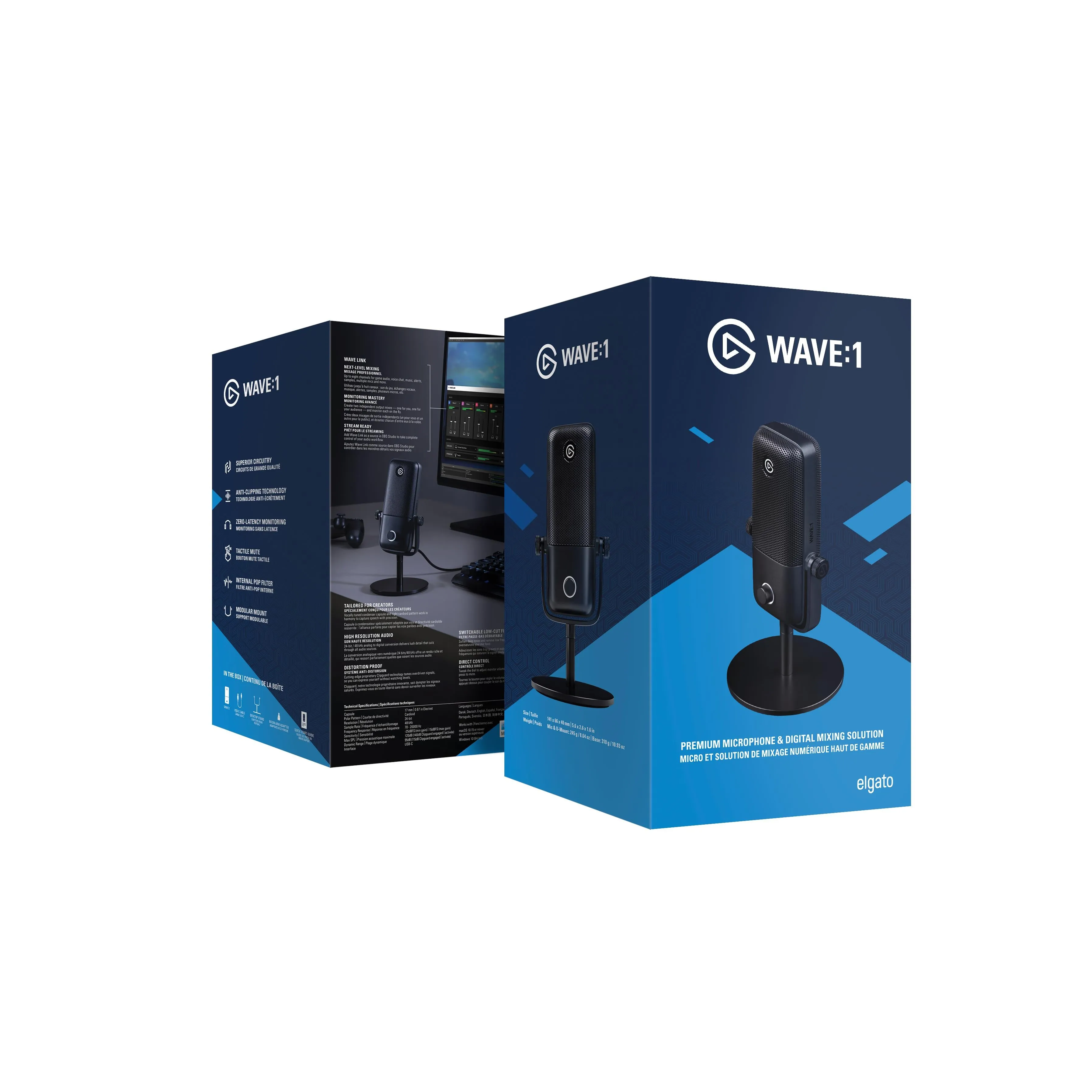 Elgato Wave 1 Premium USB Condenser Microphone