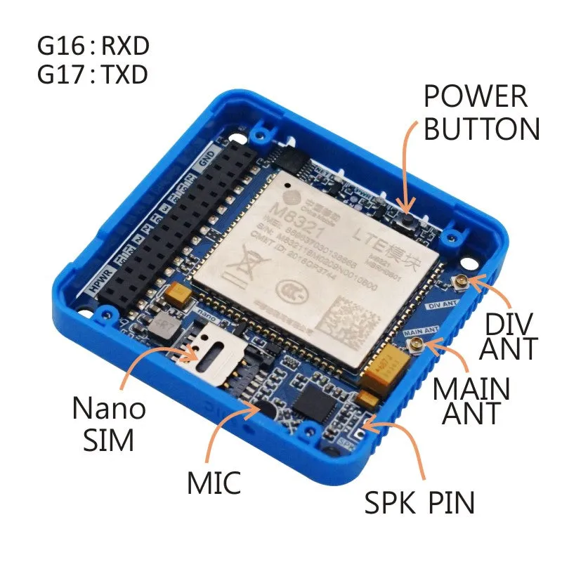 [EOL] M5Stack LTE Module (M8321)