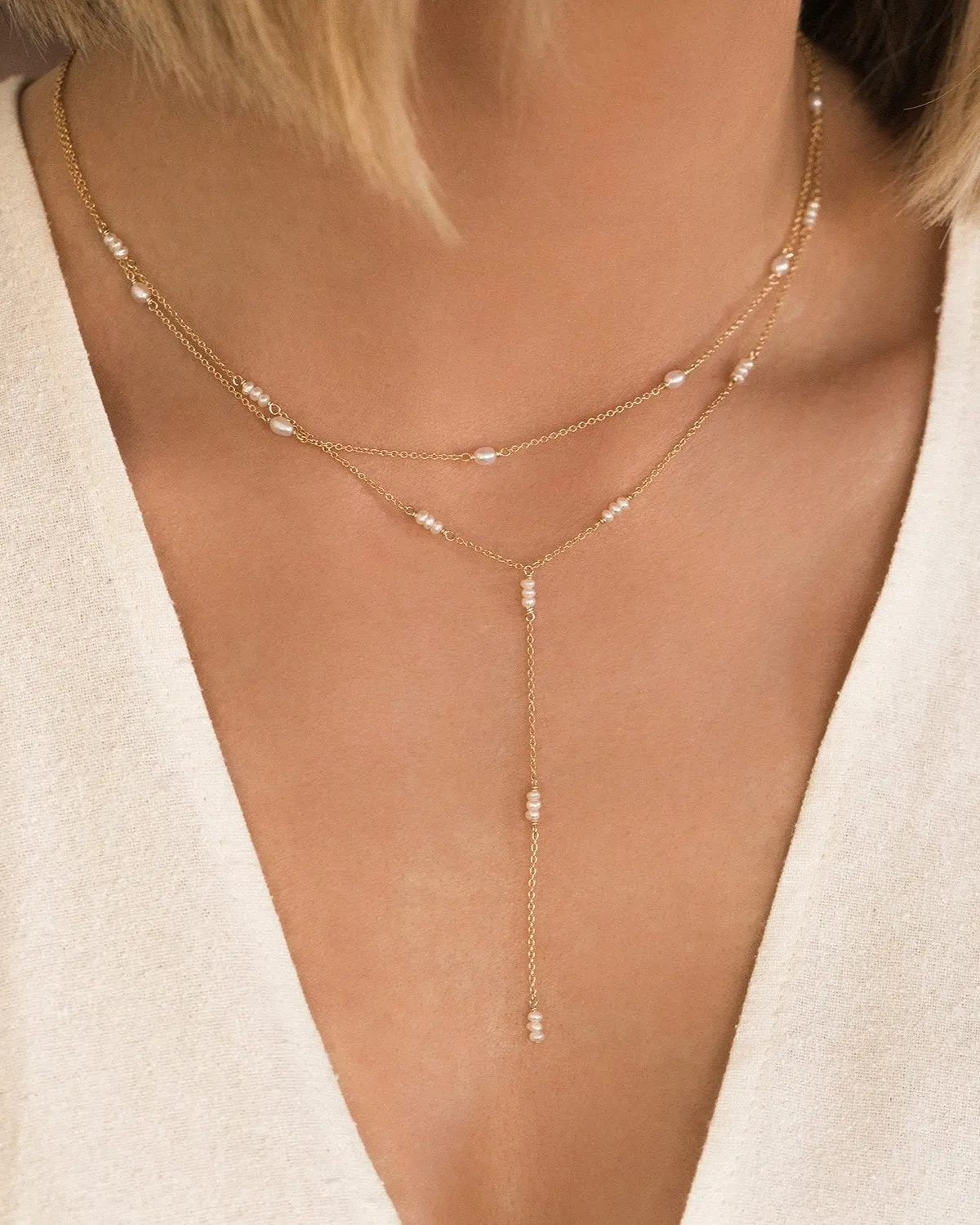 Floatesse Necklace | Pearl