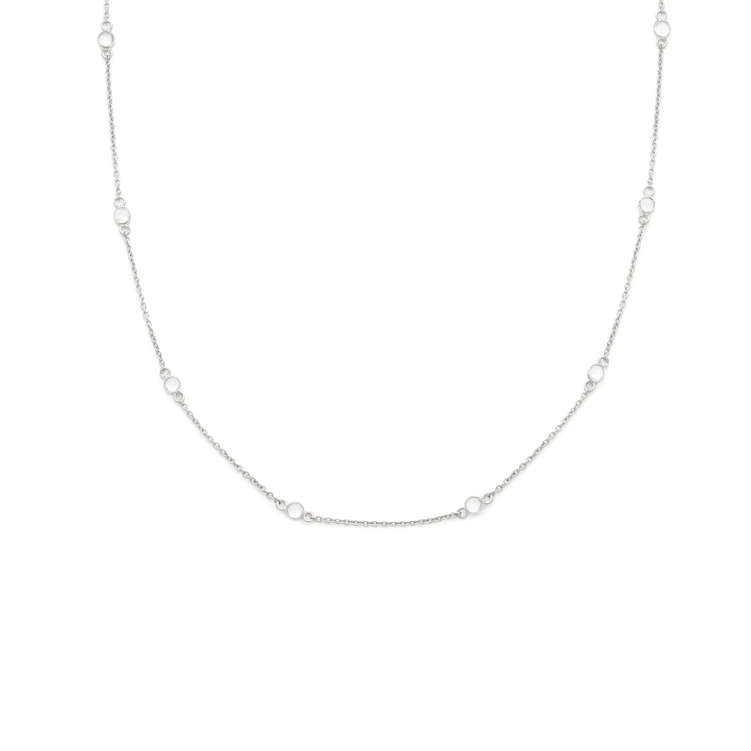 Floatesse Necklace | White CZ