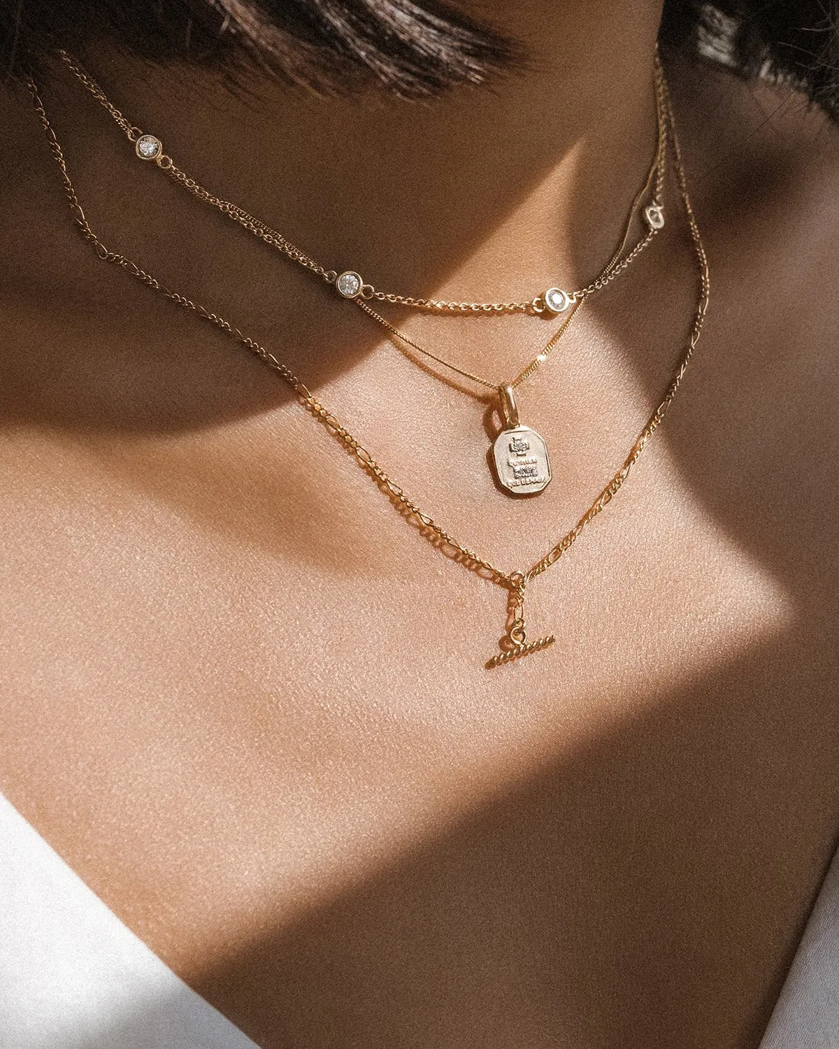Floatesse Necklace | White CZ