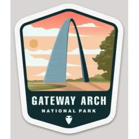 Gateway Arch National Park Die Cut Sticker
