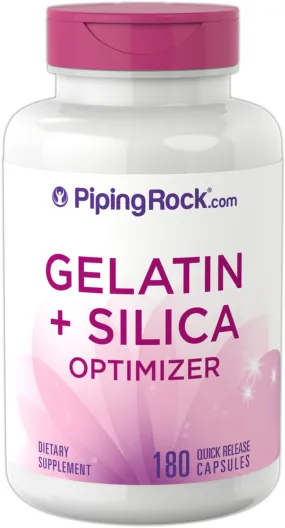 Gelatin (Beef) plus Silicon Optimizer, 540 mg, 180 Quick Release Capsules