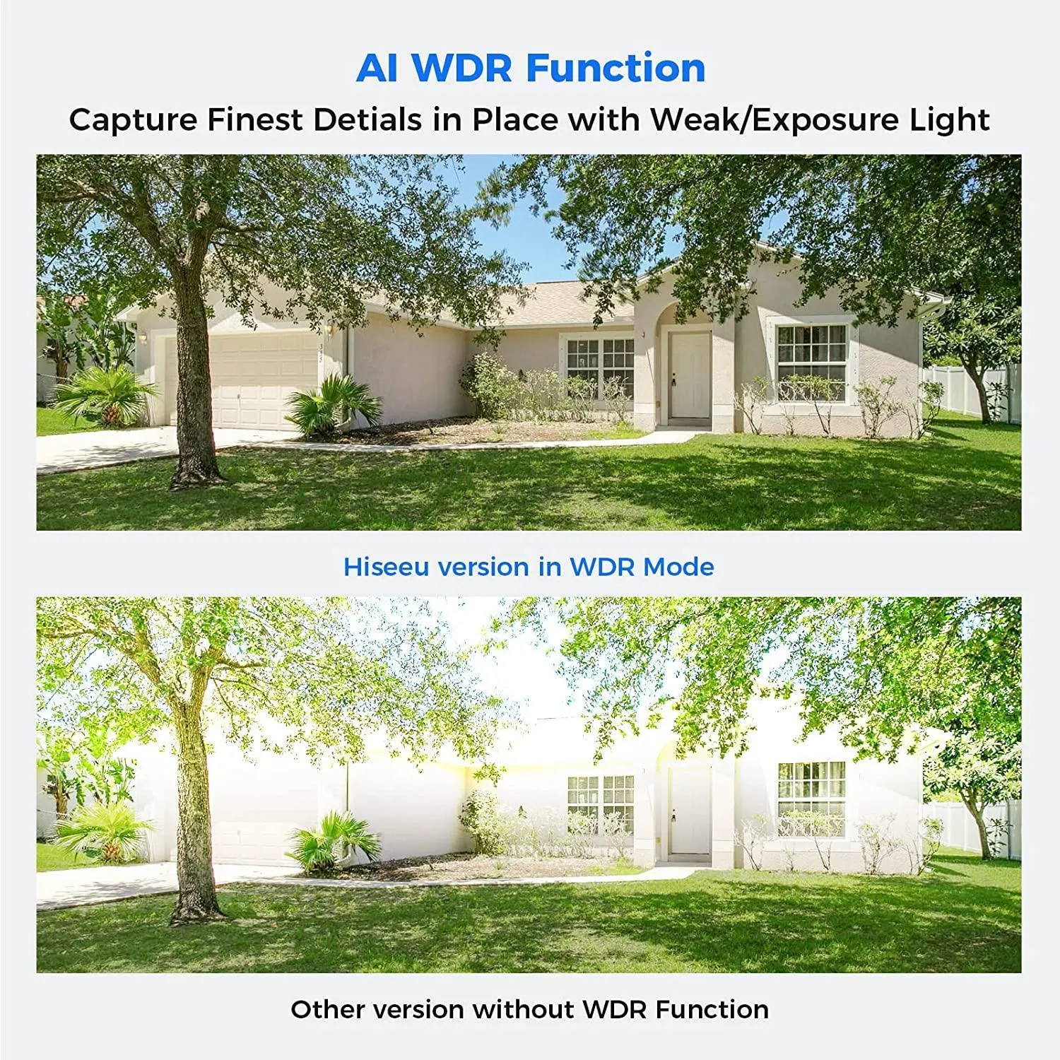 Hiseeu [121° View Angle  WDR] 4K PoE Security Camera System,8Pcs 8MP Dome/Bullet Cameras Indoor/Outdoor, Person/Human Detect, H.265 IP 67 Waterproof, 100ft Night Vision, 3TB HDD for Home 24/7 Recording