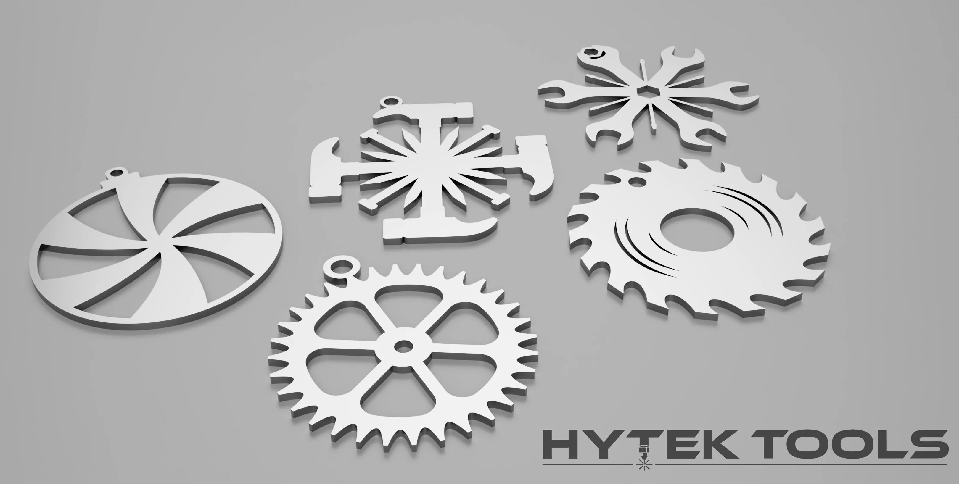 Holiday Ornaments Theme - Cut Ready DXF File Collection