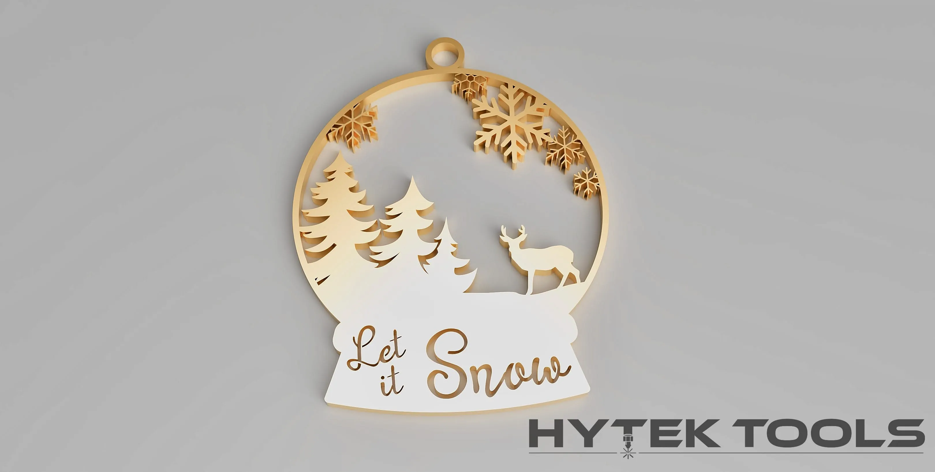 Holiday Ornaments Theme - Cut Ready DXF File Collection